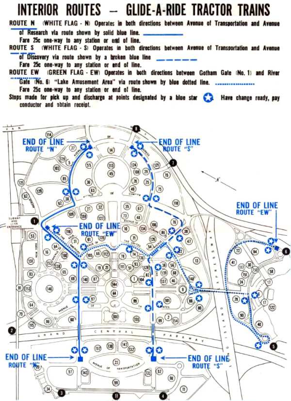 Glide-a-Ride Interior Routes