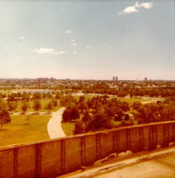 View toward Park interior & Pool of Industry