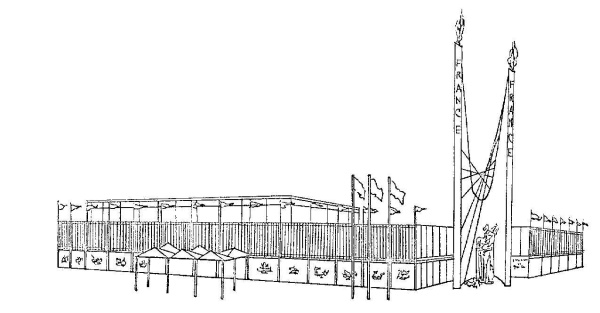 Artist's Rendering of the Pavilion of Paris