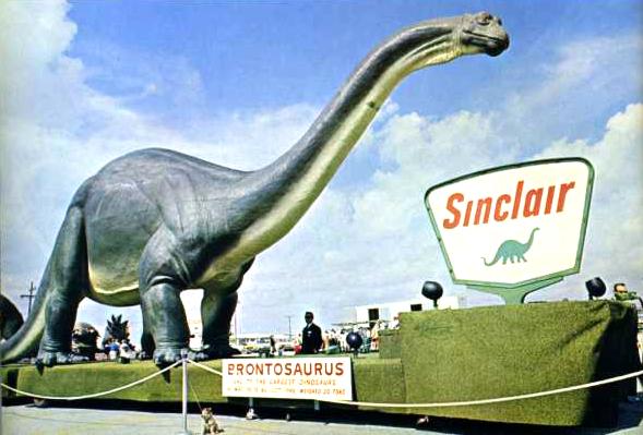 Brontosaurus on a Flatbed